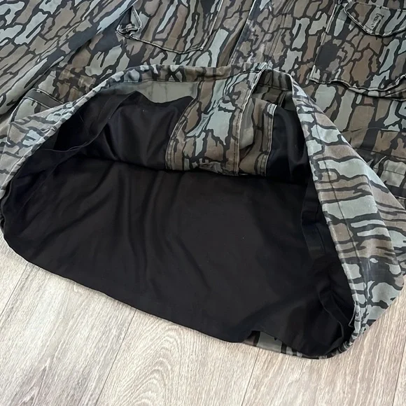 M-65 Tree Bark pattern field jacket men’s sz L, as is - Picture 9 of 16